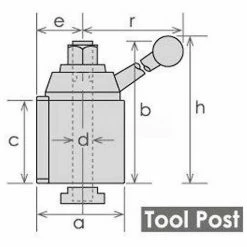 Import Quick Change Wedge Type Tool Post OXA