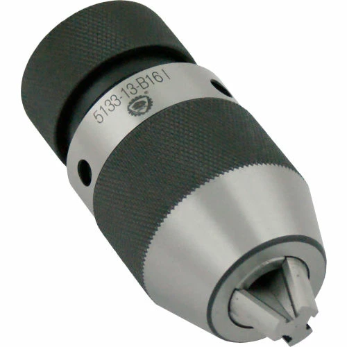 Precision Keyless Drill Chuck 5133-13-J2, Jacobs #2, 1/32"-1/2", TIR .0015" - Bison 7-051-335 1 Precision Keyless Drill Chuck 5133-13-J2, Jacobs #2, 1/32"-1/2", TIR .0015" - Bison 7-051-335