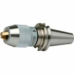 GS Tooling GS CAT40 1/4" Capacity Taper Integral Keyless Shank Drill Chuck, 2.559"L, High Precision