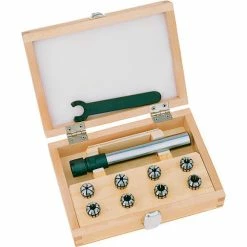 TMX R8 Collet Chuck Kit, Steel, ER32, 14 Pc, 1/8" -3/4"