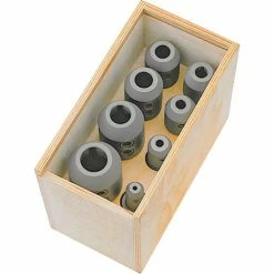 TMX R8 End Mill Holder Set, Steel, 5 Pc, 3/16 - 3/4"